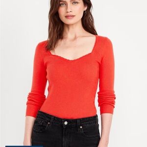 Long Sleeve Ribbed Top